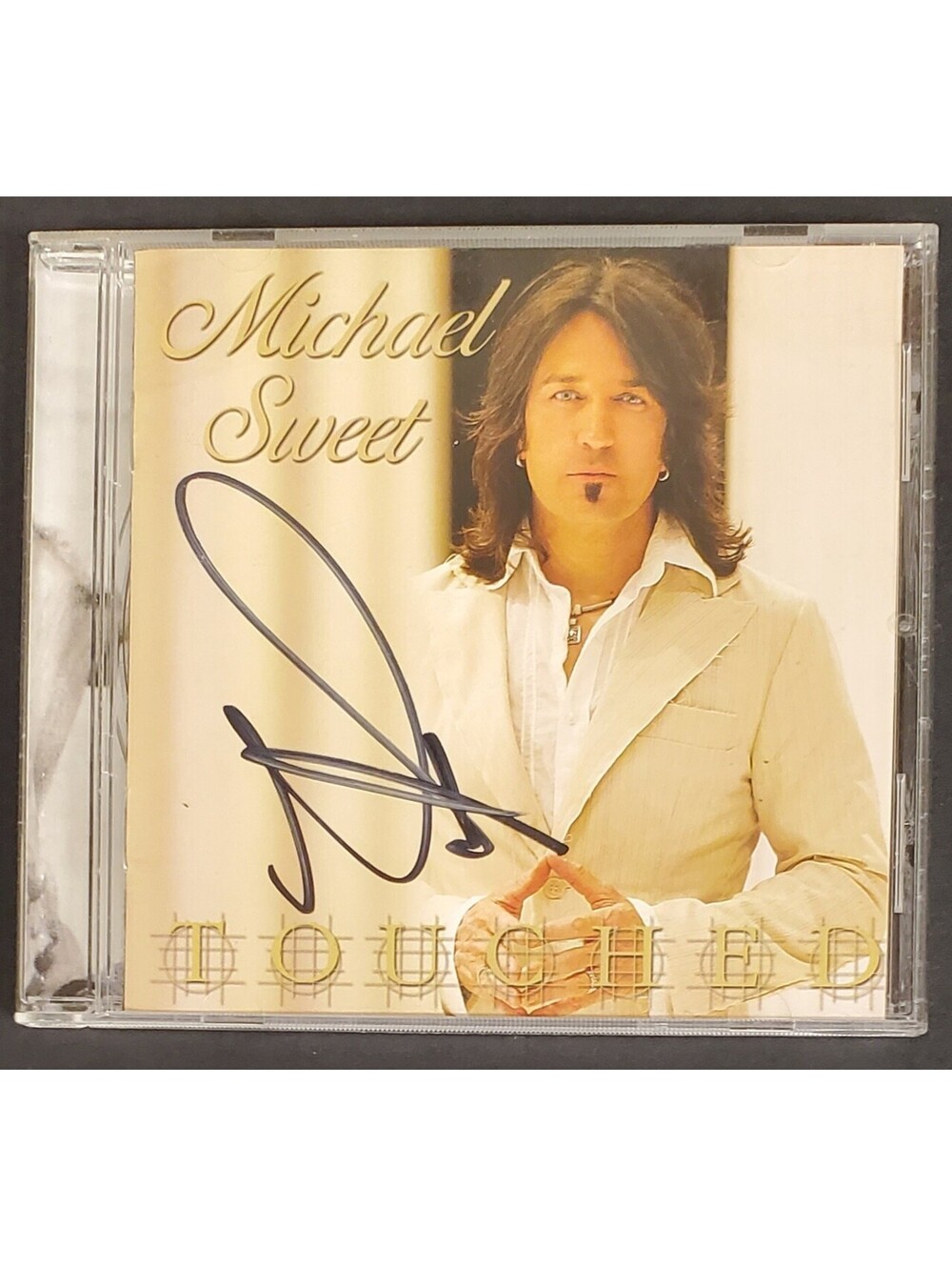 Michael Sweet TOUCHED CD SIGNED Autograph 2007 Self-Released solo album STRYPER